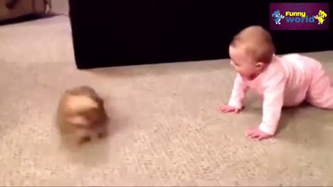 "Funny Dog vs Baby: Good Connection and Enjoyment - Funniest Video Compilation"