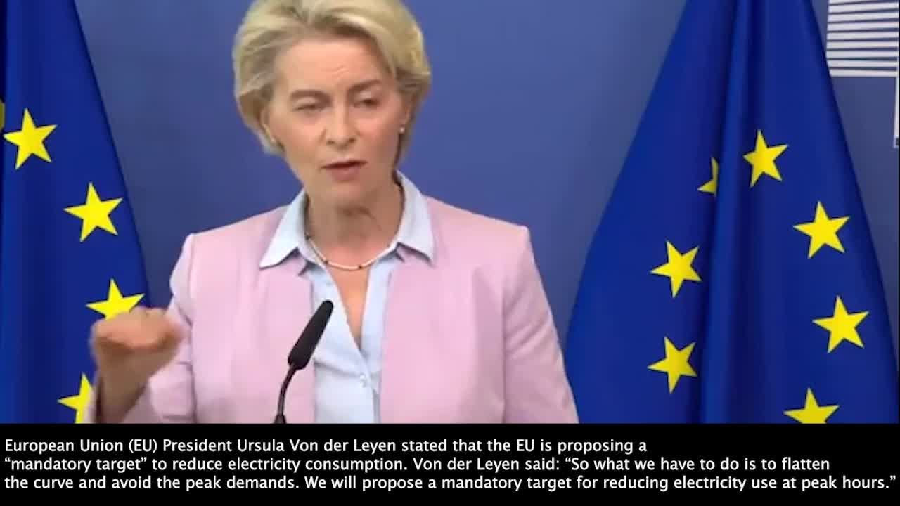 Flatten the Curve | Why Is the European Union Using COVID-19 Language to Describe Energy? "We Have to Flatten the Curve." - President Ursula Von der Leyen