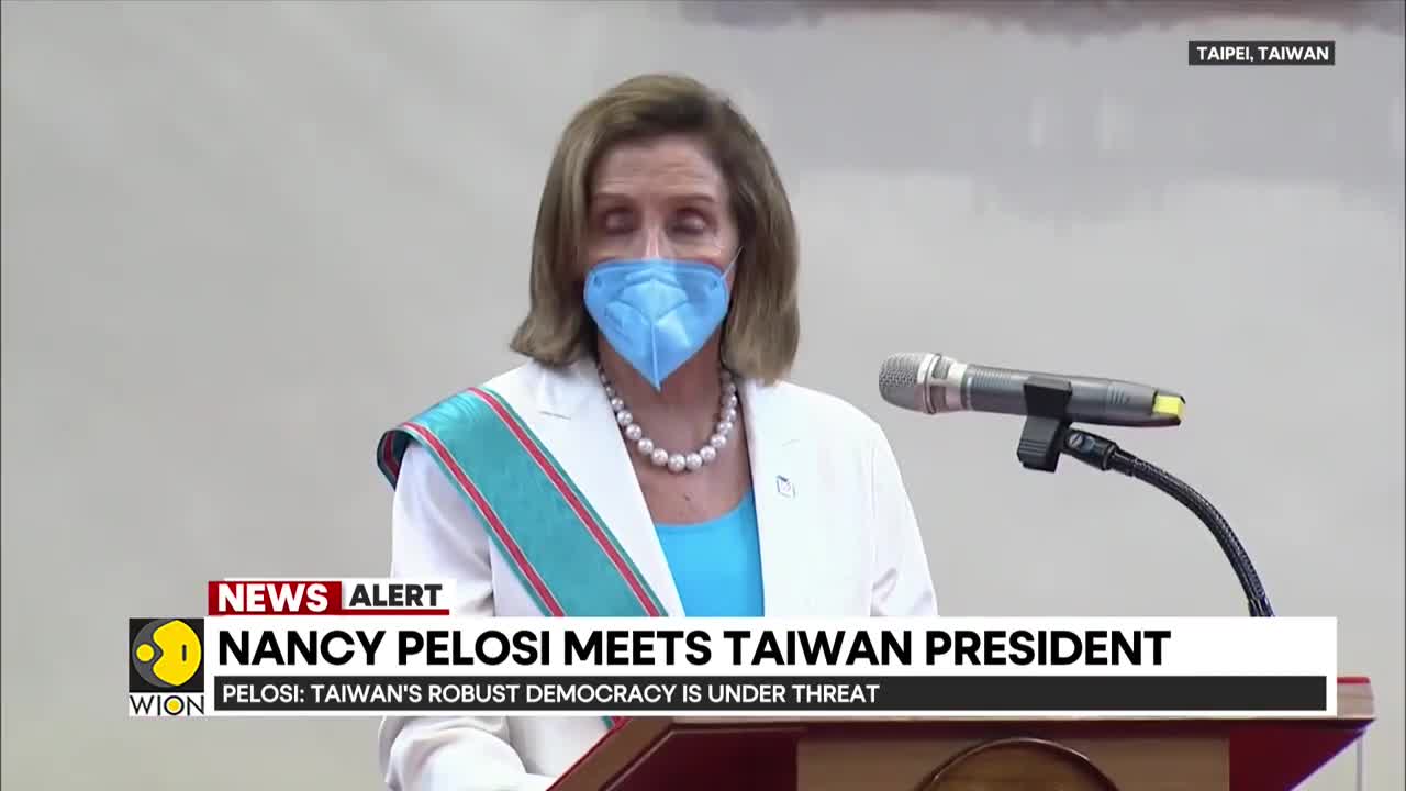 US House speaker Nancy Pelosi lands in Taiwan despite Chinese warnings, meets Taiwan President