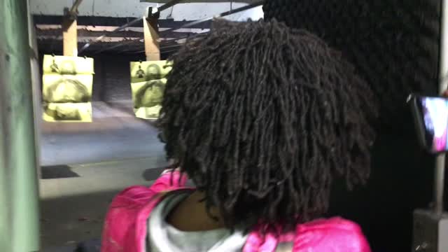 My sister shoots AK FOR THE FIRST TIME….