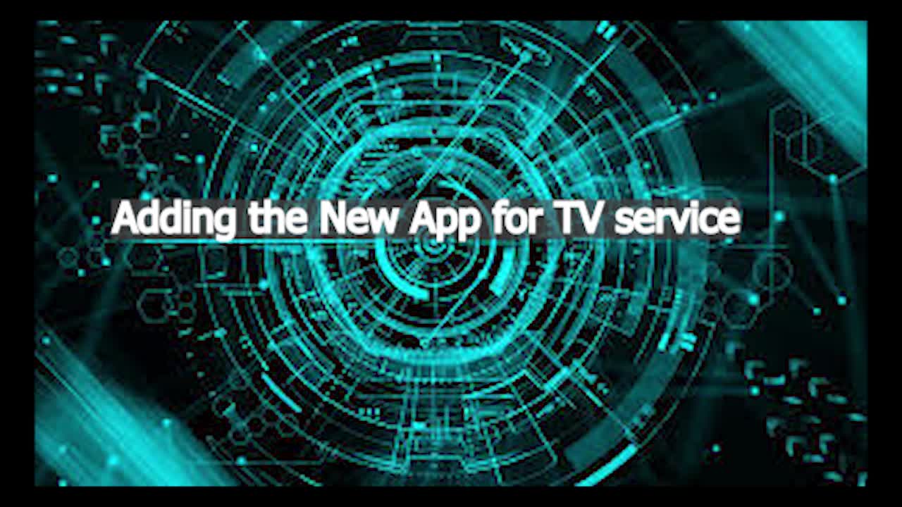 New TV app