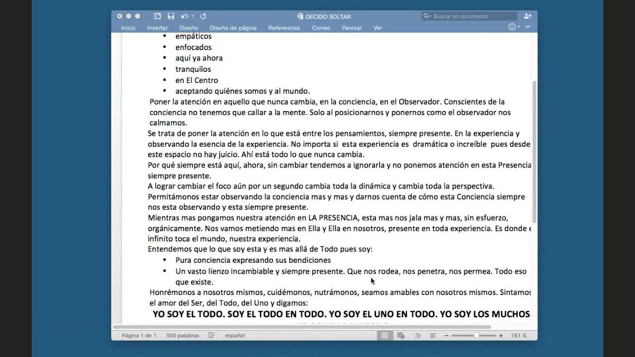 DECIDO SOLTAR O SIGO EN EL DRAMA