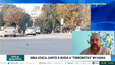 "Lo de Siria es el último golpe de efecto de Joe Biden para abrirle más frentes a Putin". Pitarch