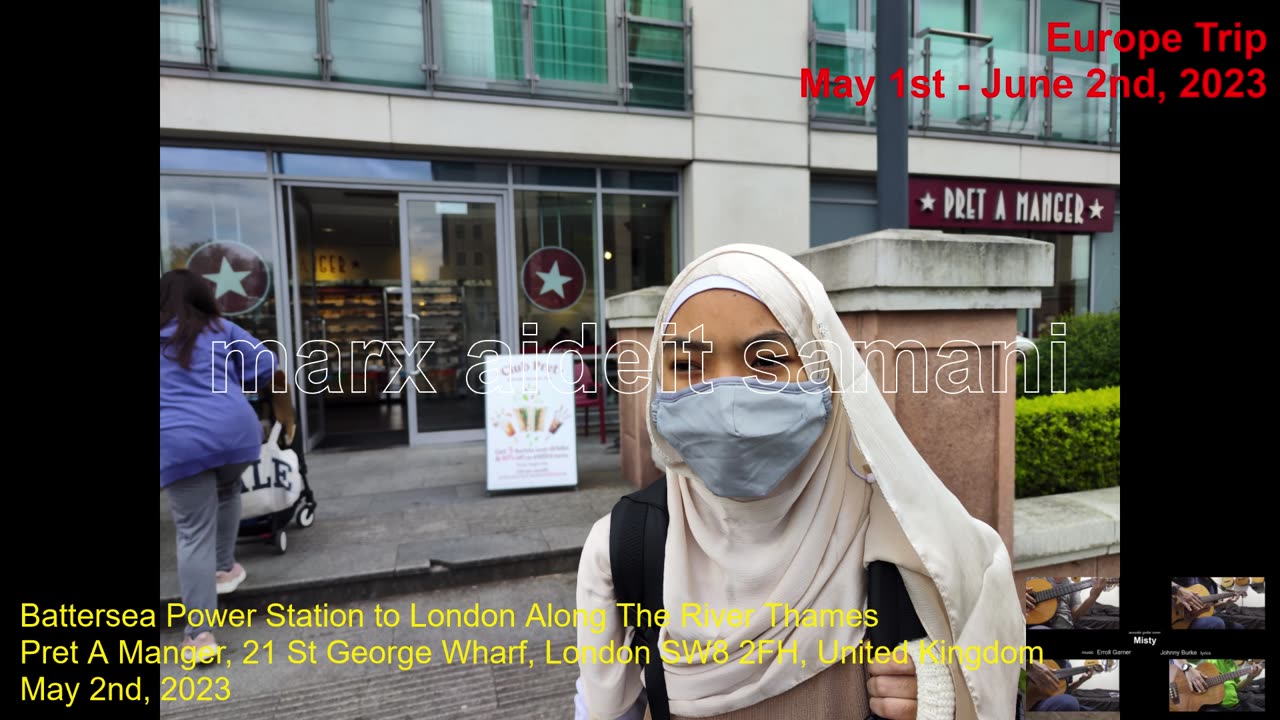 May 2nd, 2023 Riverside Walk to Pret A Manger, Vauxhall Bridge Road
