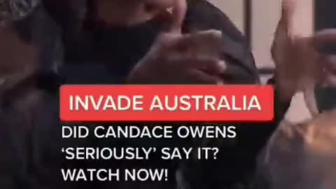 Candace Owen: Whats happening in Australia is planned in the US..