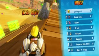Crash Team Racing Nitro Fueled - Skull Rock Last Kart Driving Gameplay
