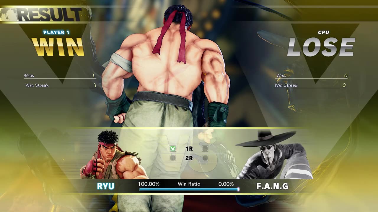 17.Ryu vs FANG (Hardest AI) - Street Fighter V