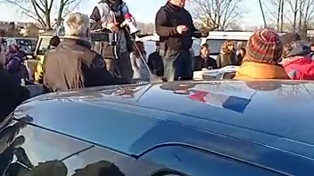 Convoi de La Liberté Bis à Strasbourg avec Jean Luc 10/02