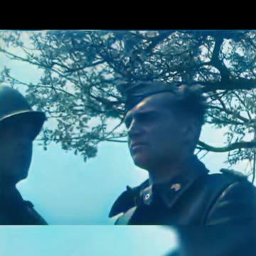 German Sd Kfz 234 Puma Recon - Rare COLOURIZED Footage