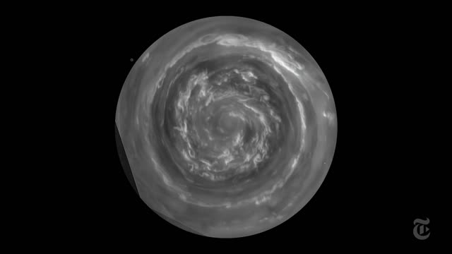 The Huge Hexagon-Shaped Storm on Saturn | Out There | The New York Times