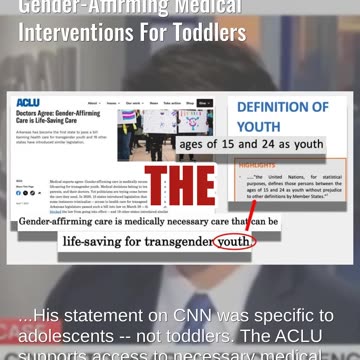 Fact Check: ACLU Lawyer Did NOT Advocate For Gender-Affirming Interventions For Toddlers