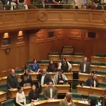 New Zealand Haka Protest