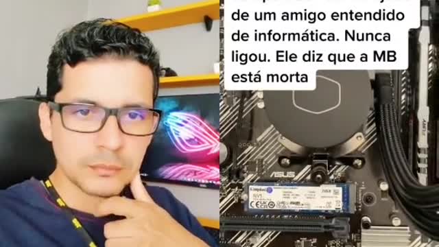 Ligou o conector do painel frontal na porta USB da Placa Mãe. Aí, mano, não vai ligar nunca 🤣