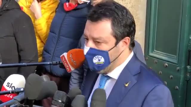 Matteo Salvini (Lega) su crisi di governo, 14/1/21