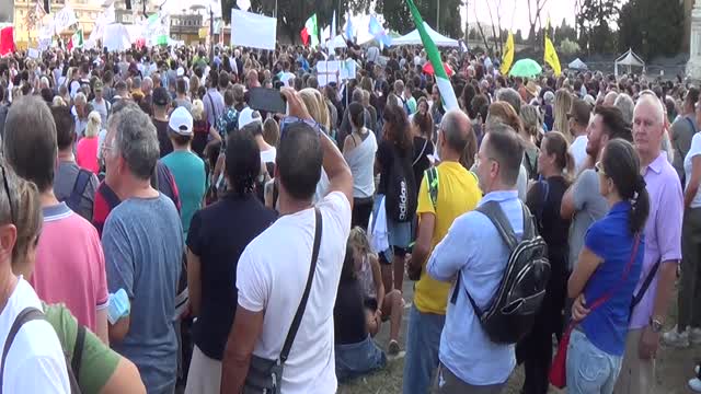 Manifestazione contro il regime , Roma 25 settembre 2021