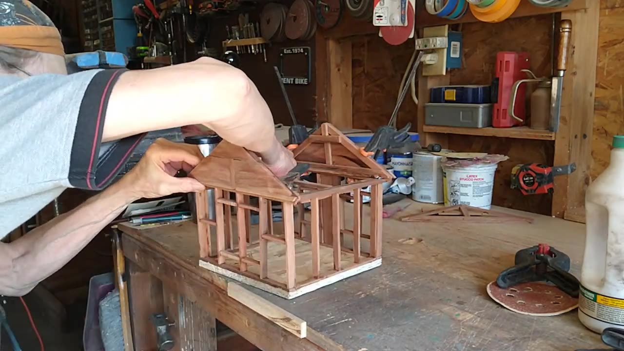 Handmade custom birdhouse build