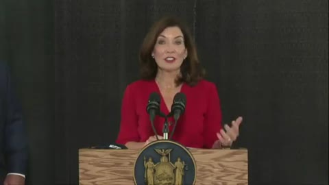 Kathy Hochul Touts Major New York Projects Before Joining Biden For Infrastructure Bill Signing
