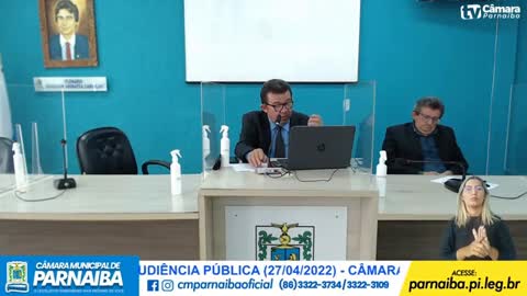 Audiência pública em Parnaíba-PI - Dr Paulo César