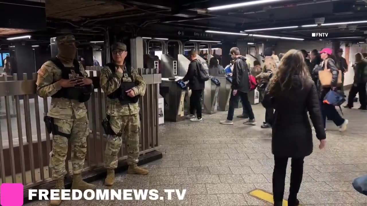 NYC Subways Are Under Martial Law IT'S FOR YOUR SAFETY!