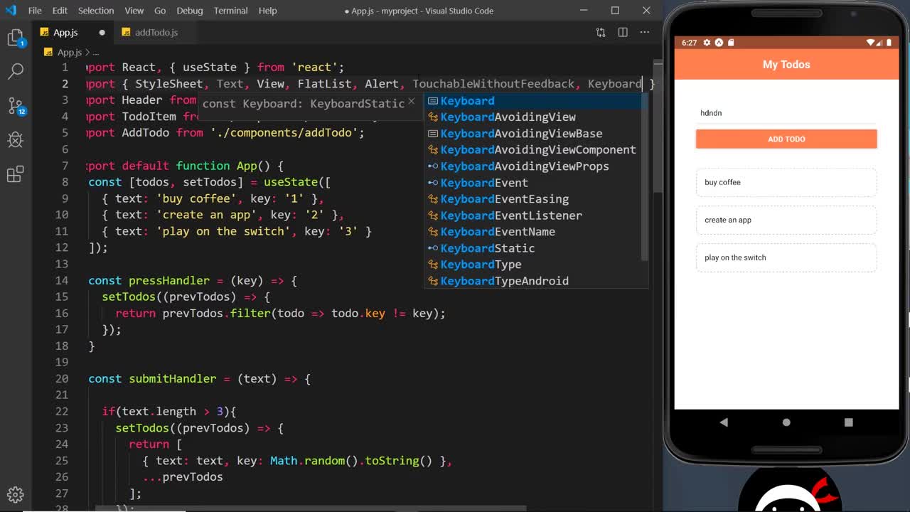 React Native Tutorial #13