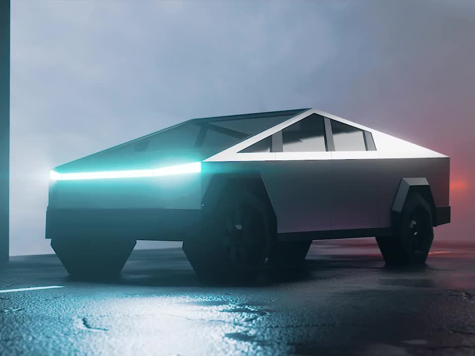 I Created the Tesla CyberTruck in 1 Minute