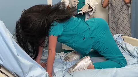 Backward prank at the hospital