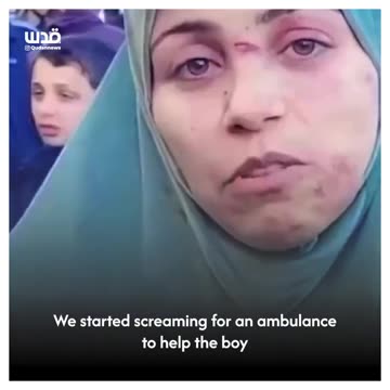 Palestinian mother describes how she escaped a genocidal attack
