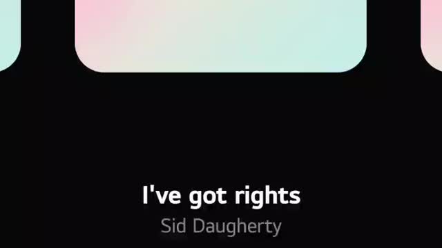 I've Got Rights by Side Daugherty