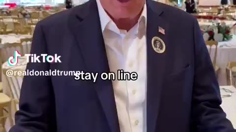 Stay 'on' line - Is President Trump trying to tell us something??