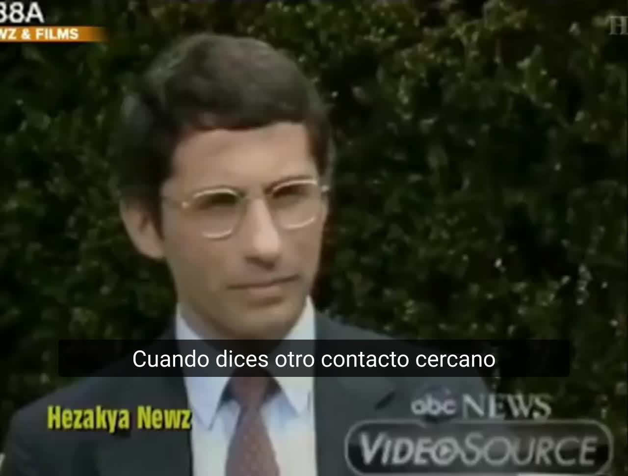 Faucy can't stop! ... and says: AIDS is also spread by "close contact" - NOT sexual -
