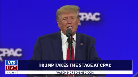 President Trump takes stage at CPAC in TX - Aug 6, 2022