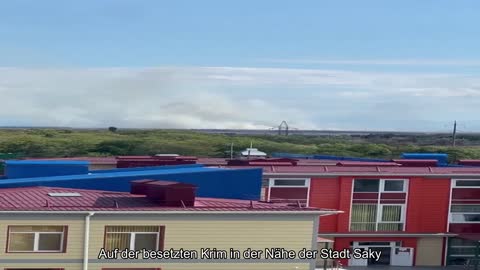 Auf der besetzten Krim in der Nähe der Stadt Saky