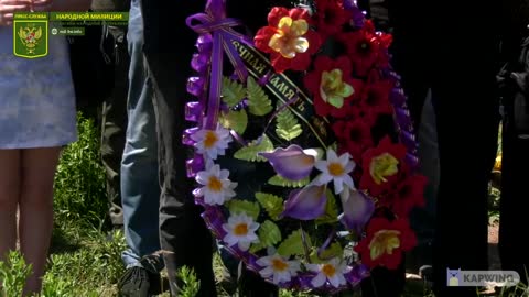 Lugansk !️🇷🇺 says goodbye to the heroically killed soldier tankman Alexander Miroshnik