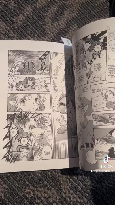 reviewing The Legend of Zelda Majora’s Mask Manga in 1 minute
