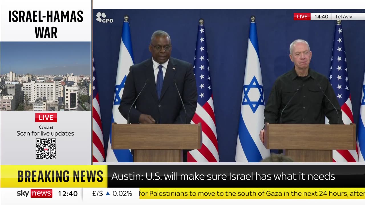 Secretary Austin won't rule out war with Israel's enemies
