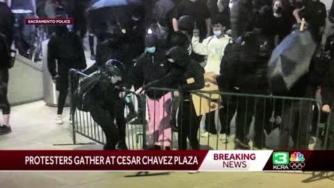 Group gathers in Sacramento to protest Daunte Wright's police shooting death
