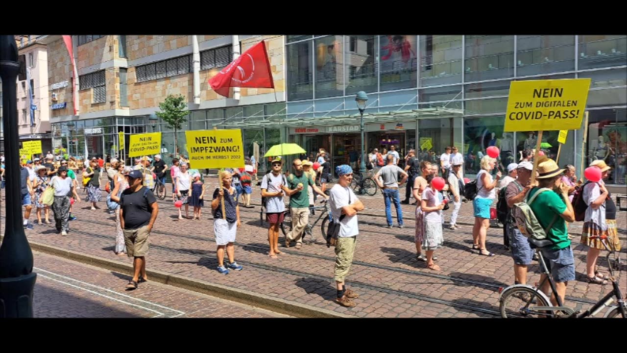 Demonstration der Corona-Maßnahmen-Gegner am 18.06.2022 in Freiburg, https://t.me/damals_wie_heute_fuer_immer