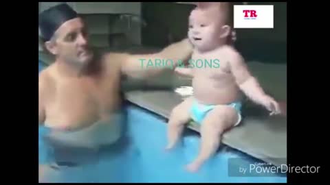 Small Baby Swimming Videos | Whatsapp Status Funny Videos