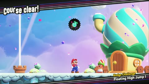 Super Mario Bros. Wonder W2 Fluff Puff Peaks (part 2)