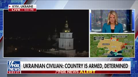 Civilian hiding bomb shelter- Russia has no chance in taking over Ukraine - Fox News Video