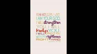During these turbulent days, do not be afraid! He is with you. 😊 August 5, 2021