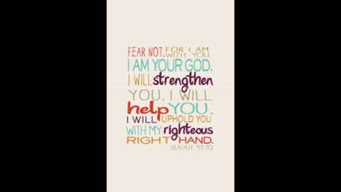 During these turbulent days, do not be afraid! He is with you. 😊 August 5, 2021