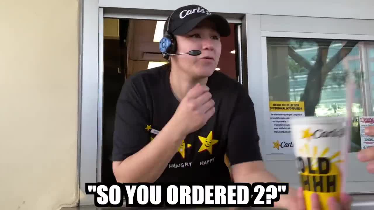 Drive thru prank - Identical twins