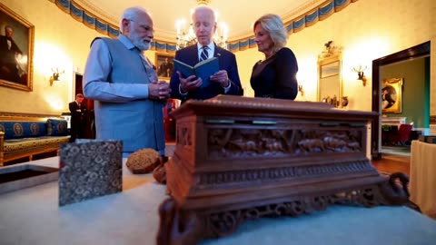 Special moments from PM Modi's warm welcome at the White House