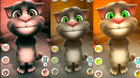 My talking tom new funny video movement colors gameplay "talking tom"