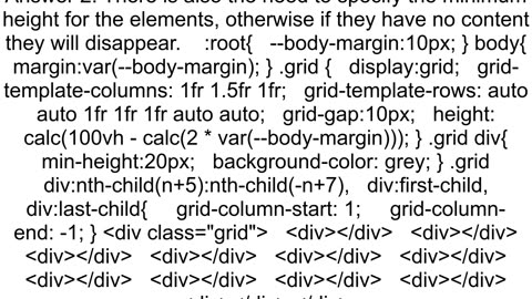 How do I specify row heights in CSS Grid layout