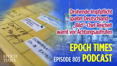 Drohende Impfpflicht spaltet Deutschland – „Bild“-Chef Reichelt warnt vor Ächtungsaufrufen