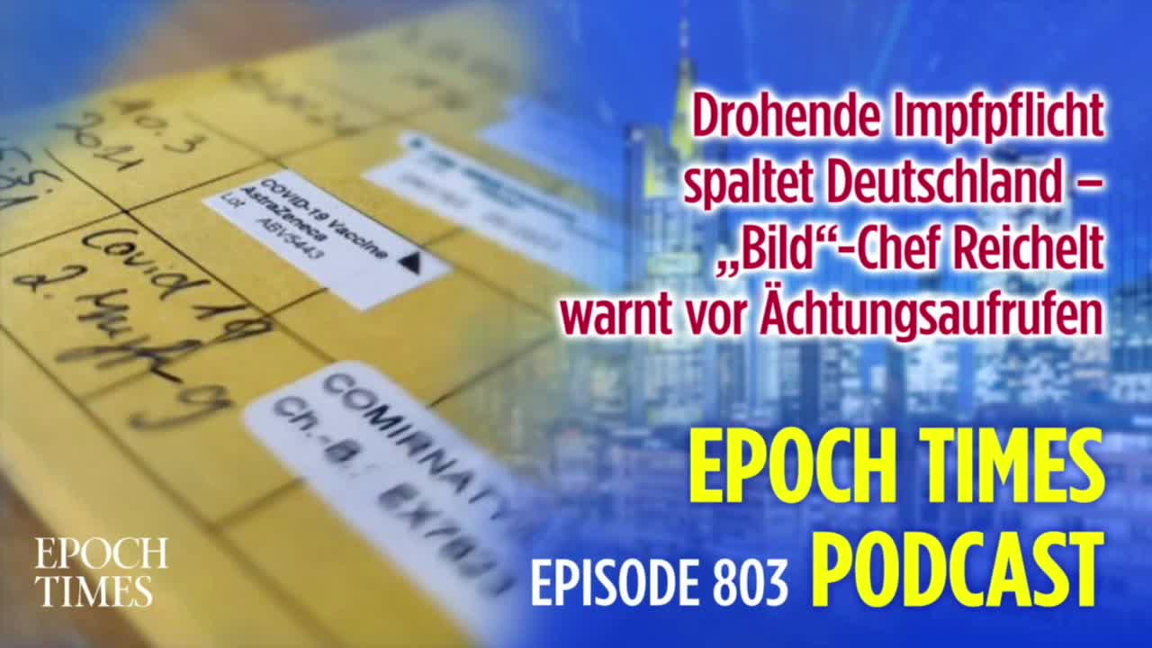 Drohende Impfpflicht spaltet Deutschland – „Bild“-Chef Reichelt warnt vor Ächtungsaufrufen