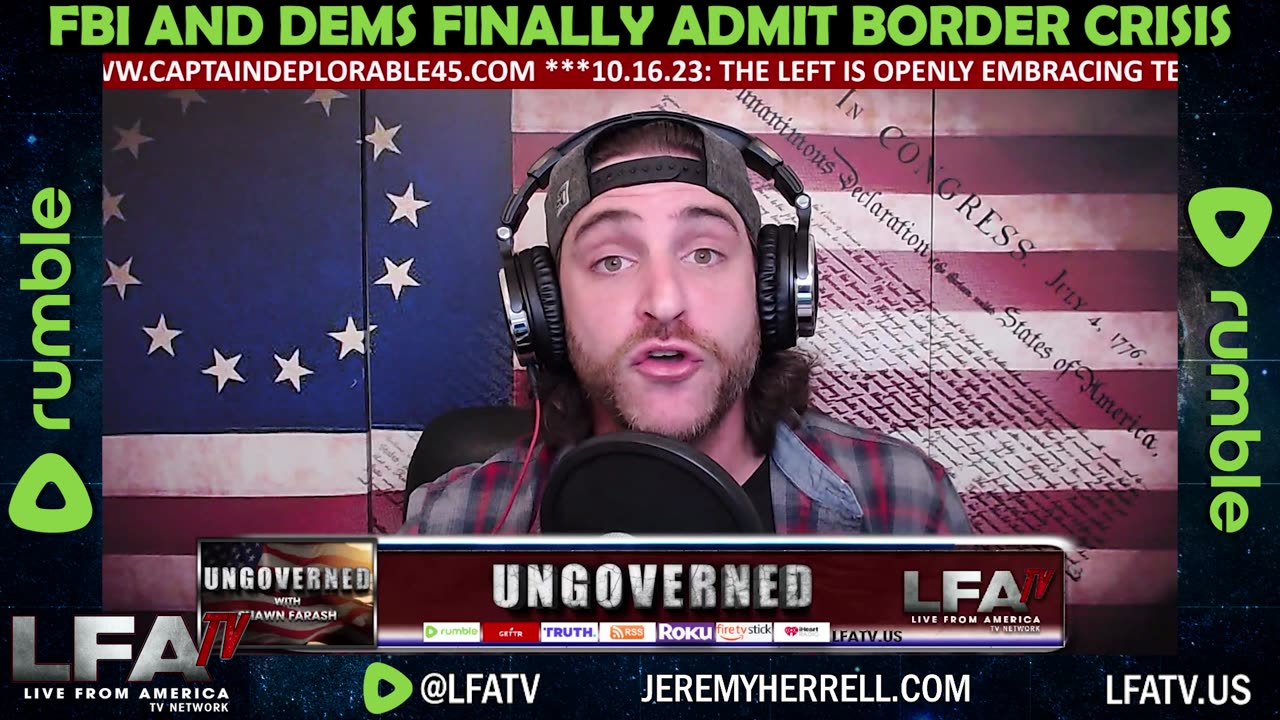 FBI AND DEMS FINALLY ADMIT BORDER CRISIS!!