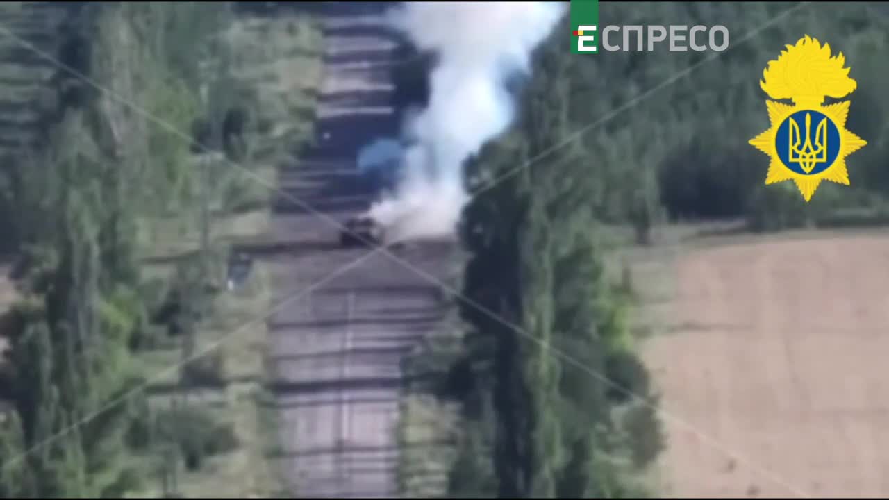 The APU destroys the Russian BMP-2 along with the crew